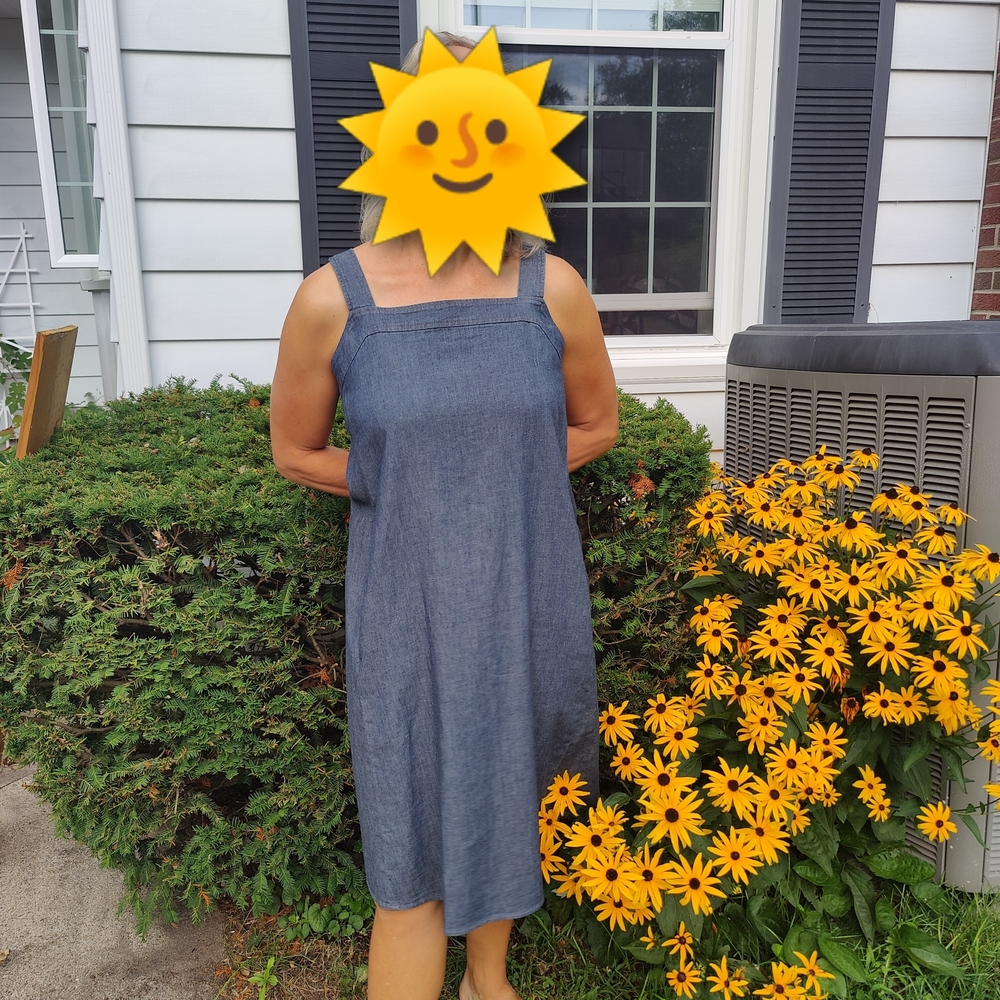 Eileen Fisher Blue Denim Top